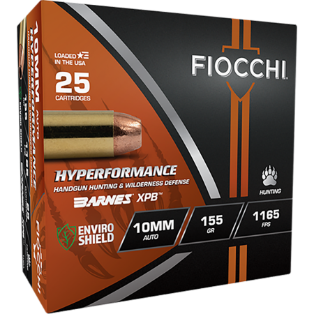 10mm Auto - 155 Grain SCHP - Fiocchi - 25 Rounds