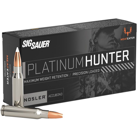 SIG SAUER Platinum Hunter 30-06 Sprg 180gr Nosler Accubond 20rd/ Box Rifle Ammo (E3006PH180-20)