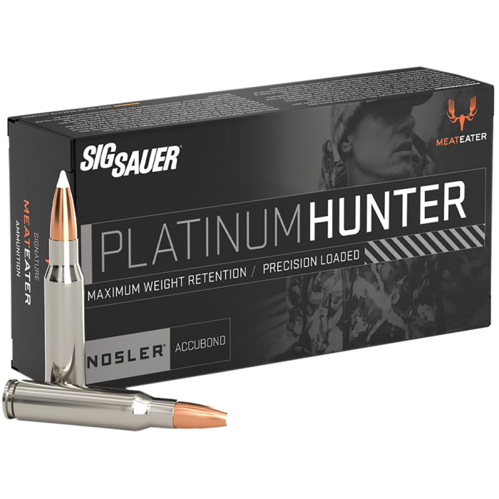 SIG SAUER Platinum Hunter 30-06 Sprg 180gr Nosler Accubond 20rd/ Box Rifle Ammo (E3006PH180-20)