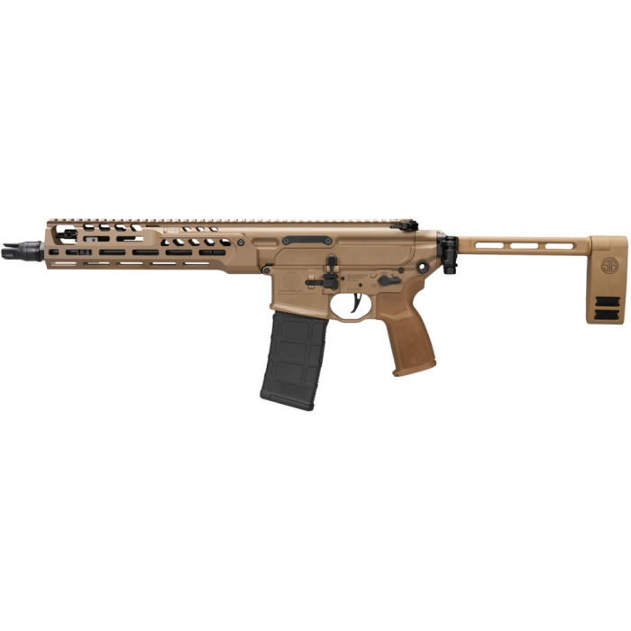 Sig Sauer MCX Spear LT 223 Remington/5.56x45mm, 11.5" Barrel, Flat Dark Earth Cerakote, Folding Brace, 10rd