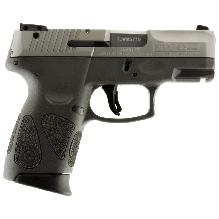 Taurus Pt111 Mil Pro G2 9mm 3.2" Barrel Gray Grip 12rd Mag