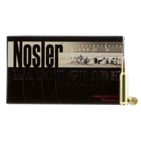 Nosler 60162 Match  Grade Rdf  22 Nosler 85 GR 2750 Fps Rdf Hollow Point Boat-Tail (Rdfhpbt) 20 Bx/10 CS