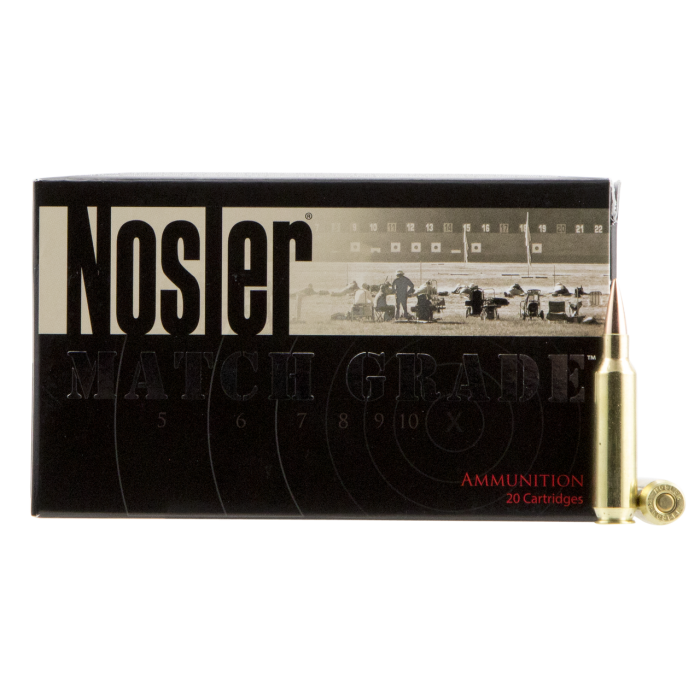 Nosler 60162 Match  Grade Rdf  22 Nosler 85 GR 2750 Fps Rdf Hollow Point Boat-Tail (Rdfhpbt) 20 Bx/10 CS