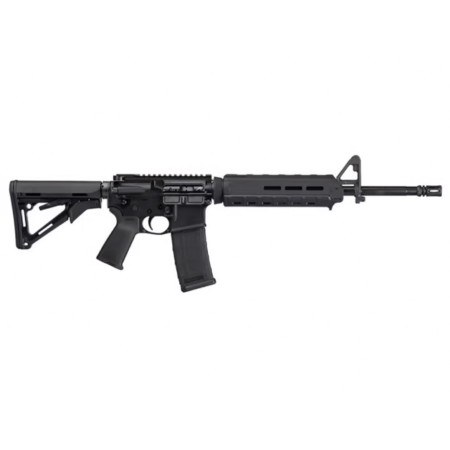 Aero Precision Apcr640435 Ar15  5.56X45mm Nato 30+1 16" Mid-Length Barrel, Black, Magpul Furniture, Drop-In Handguard, Ctr Stock, Moe Grip, A2 Front Sight