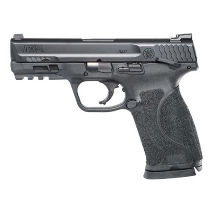 S&W M&P45 M2.0 Compact .45 ACP Pistol With Thumb Safety, Black - 12105