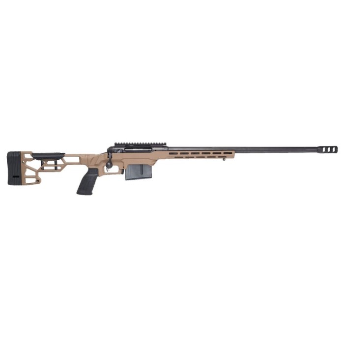 Savage 110 Precision Black / Flat Dark Earth 6.5 PRC 24" Barrel 7-Rounds