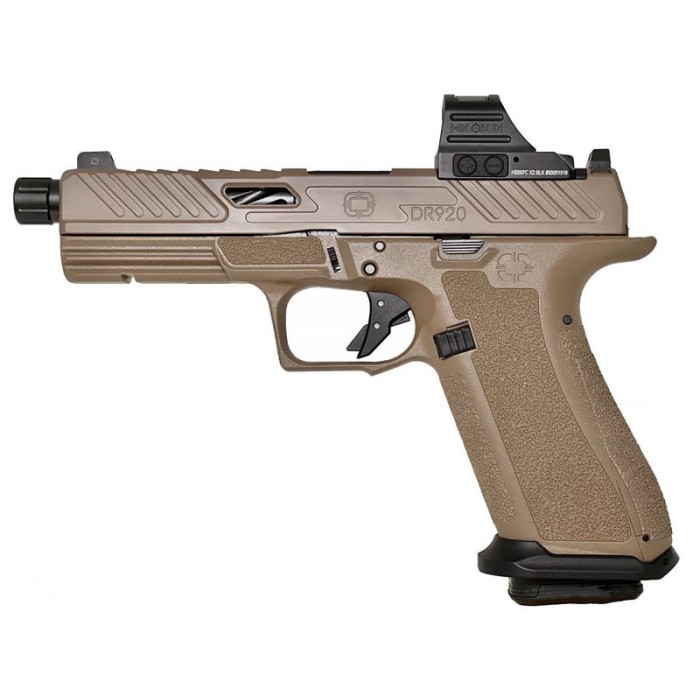 Shadow Systems Dr920 Elt 9mm Fd/bk Hs Tb 10+1