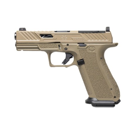 SHADOW SYSTEMS XR920 Elite CA Compliant 9mm 4.5in Spiral 2x 10rd Mags FDE/Black Pistol (SS-3052-CA)