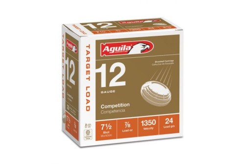 Aguila Competition 12 Gauge 2-3/4 inches 9 Shot 7/8 oz International Lead Shotshell, Birdshot, 25/Box - 1CHB1254