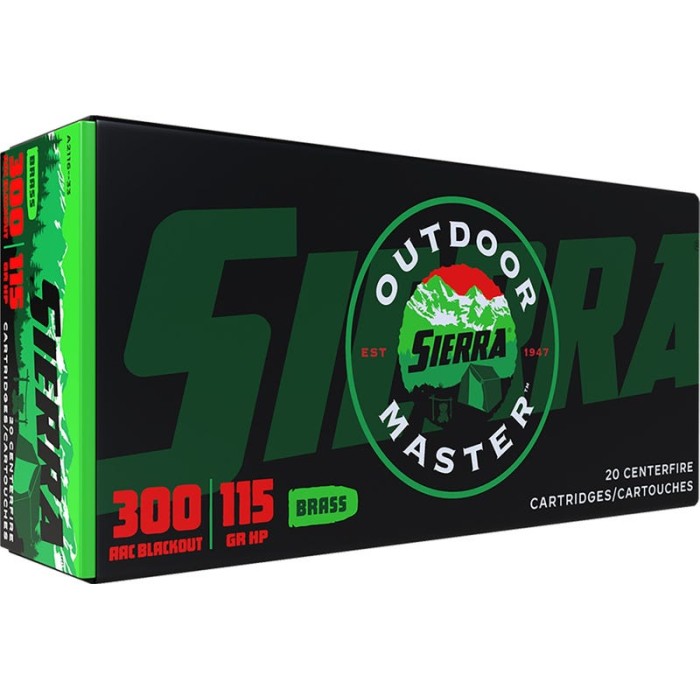 Sierra Otdmst 300blk 115gr Hp 20/box