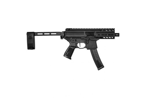 Sig Sauer MPX PCB 9mm 4.5u201d Pistol, Black - PMPX-4B-9