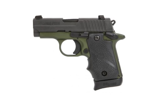 Sig Sauer P238 .380 ACP 2.7" Pistol, Army Green - 238-380-AGF