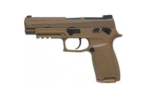 Sig Sauer P320 M17 9mm Pistol, Tan Coyote - MS - 320F-9-M17-MS