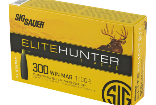 Sig Sauer Platinum Hunter 300 Winchester Magnum, 180gr, Elite Accubond Hunting, 20rd Box