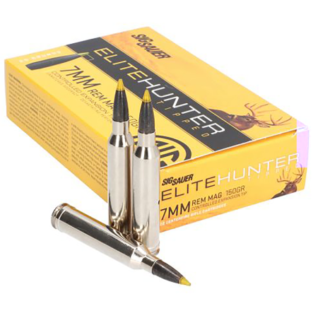 Sig Sauer Ammo 7mm Rem Mag 150gr Elite Series Tipped 20/Box w/Controlled Expansion Tip E7RMTH2-20