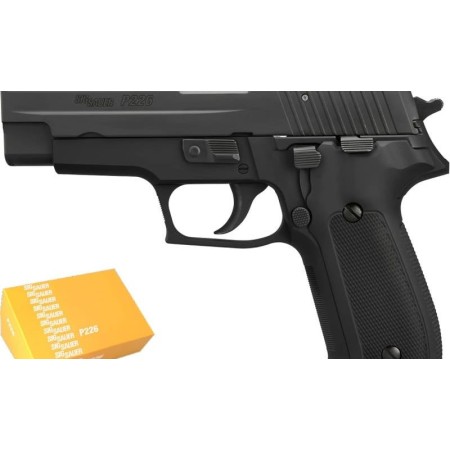 Sig Sauer P226 40th Anniversary 9mm, 4.4" Barrel, Black, Contrast Sights, 15rd