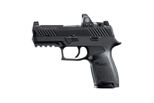 Sig Sauer P320C RX Compact 9mm Pistol with Night Sights and ROMEO1 Optic - 320c-9-BSS-RX