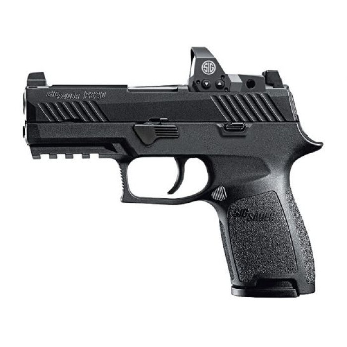 Sig Sauer P320C RX Compact 9mm Pistol with Night Sights and ROMEO1 Optic - 320c-9-BSS-RX