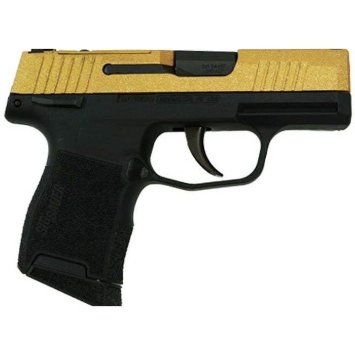 Sig Sauer P365-380-Bss-Ms Exclusive Gold Glitter Handgun .380 10Rd Magazines (2) 3.1" Barrel 640164GG