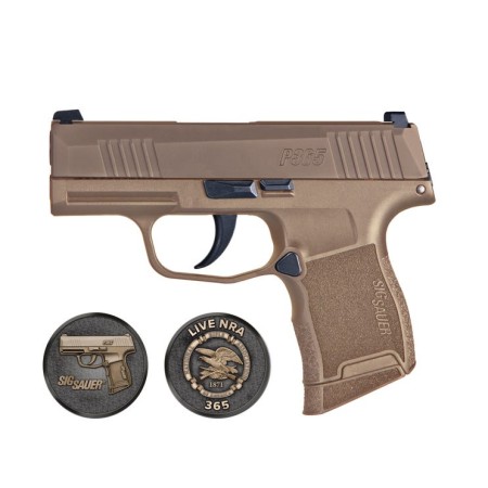 Sig Sauer P365 NRA Coyote Tan 9mm 3.1" Barrel 10-Rounds