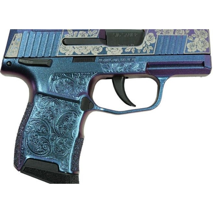 Sig Sauer "Gun & Roses-Mongoose Purple" P365 Optic Ready Handgun 9Mm Luger 10Rd Magazines(2) 3.1" Barrel X-Ray 3 Sights 681228MGR 688099404581