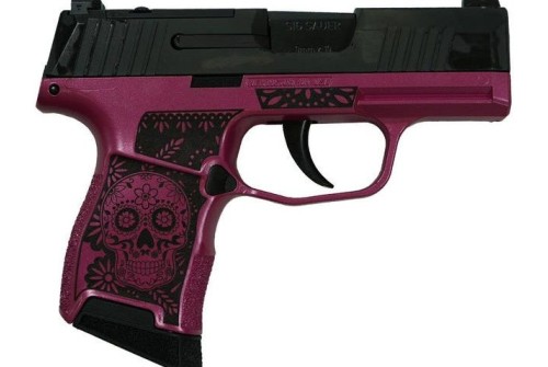 Sig Sauer "Sugar Skull-Medusa Pink" P365 Optic Ready Handgun 9Mm Luger 10Rd Magazines(2) 3.1" Barrel X-Ray 3 Sights 681228SKP