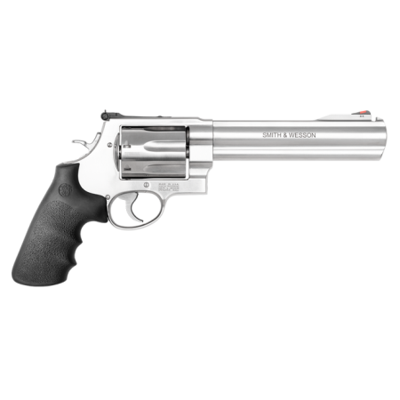 Smith & Wesson 13331 Model 350 350 Legend 7rd 7.50" Satin Stainless/Finger Grooved Black Polymer Grip