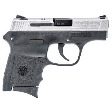 Smith and Wesson M&P Bodyguard 380 Stainless / Black .380 ACP 2.75-inch 6Rd Engraved Slide