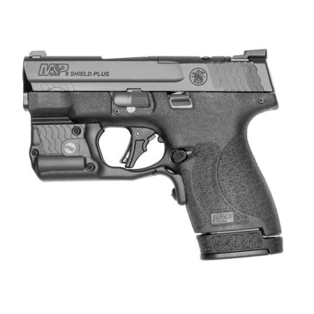 Smith & Wesson M&P Shield Plus w/Green CT Laserguard Pro 9mm Semi Auto Pistol - 13+1 Rounds, 3.1