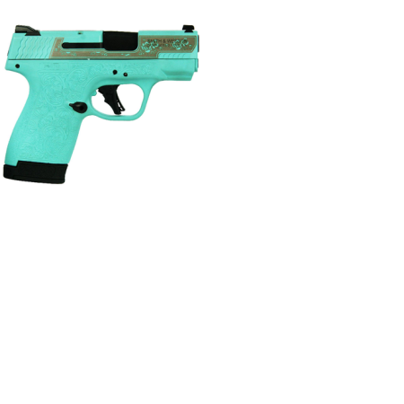 Smith and Wesson M&P Shield Plus Tiffany Blue 9mm 3.1" Barrel 13-Rounds Barrel Thumb Safety