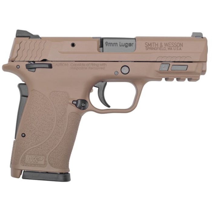 Smith & Wesson M&P9 Shield EZ FDE 9mm 3.7" Barrel 8-Rounds Manual Safety