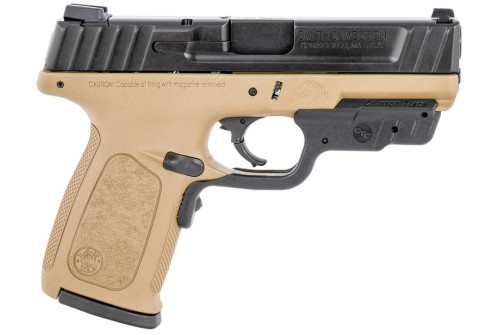 Smith and Wesson SD40 Flat Dark Earth .40 S&W 4" Barrel 14-Rounds with Crimson Trace Laser