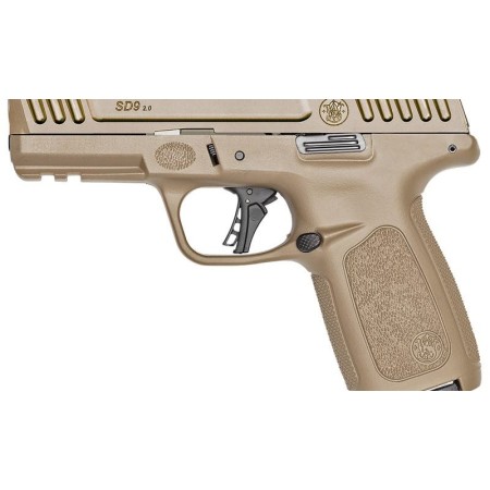 S&w Sd9 2.0 9mm 4" Fs 16 shot W/ Ep3 Plugs Fde Bundle