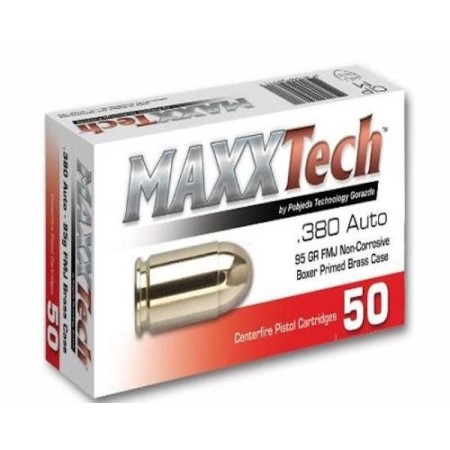 TULAMMO MaxxTech 40SW Brass 180gr FMJ 50rd 500cs PTGB40B