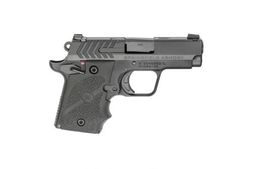 Springfield 911 9mm 3" Pistol with Hogue Grips, Black - PG9119H