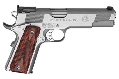 Springfield 1911 Loaded Stainless Steel .45ACP 5-inch 7rd - California Compliant Model