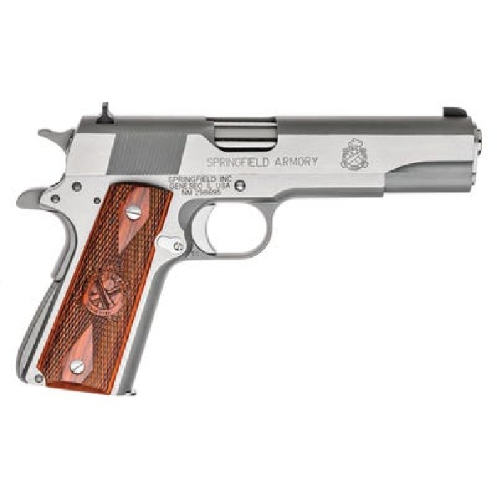 Springfield 1911 Mil-Spec Stainless Steel .45ACp 5-inch 7rd *CA Compliant*