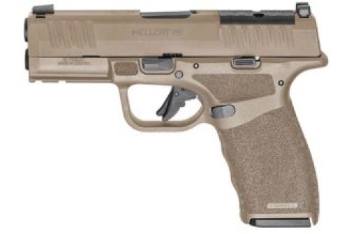 SPRINGFIELD ARMORY Hellcat Pro OSP 9mm Luger 3.7in 5x17rd FDE Semi-Auto Pistol w/ Viridian RFX-11 Green Dot Optic (HCP9379FOSPGU24)