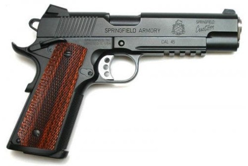 Springfield Custom Professional 1911-A1 Rail Black 45ACP 5-inch 7Rd