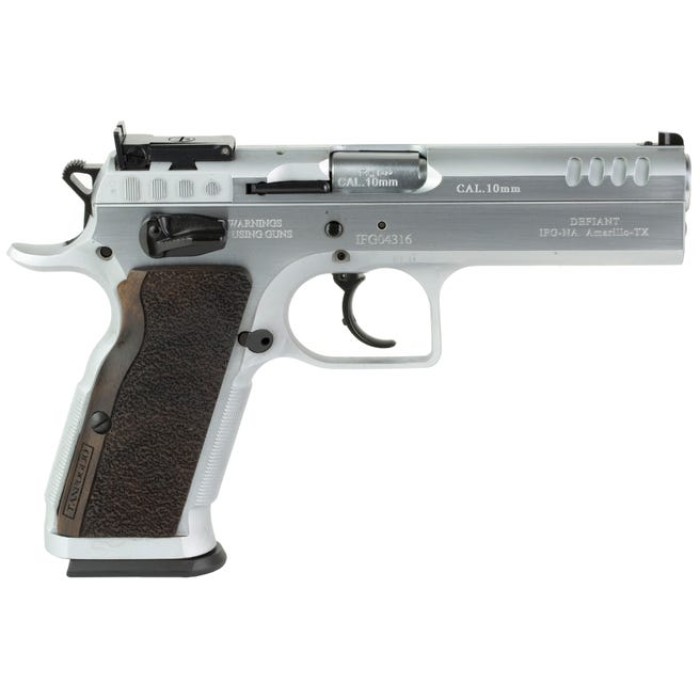 Tanfoglio Stock II Stainless .40 SW 4.45" Barrel 16-Rounds