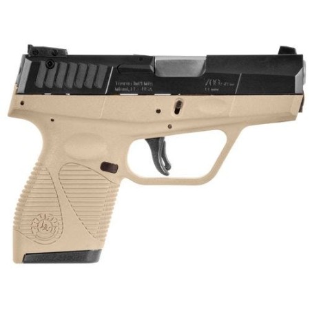 Taurus 709 Slim Black / Flat Dark Earth 9mm 3.2-inch 7rd