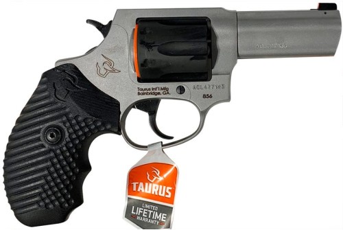 Taurus 856 Defender 38 Special 3in Matte Black Stainless Steel Revolver - 6 Rounds