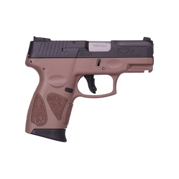 Taurus G2c 40sw Blk/brown 3.2 10+1