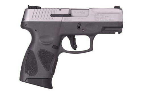 Taurus G2C Pistol Stainless/Gray 9mm 3.25" Barrel 12-Rounds Includes 2 Magazines