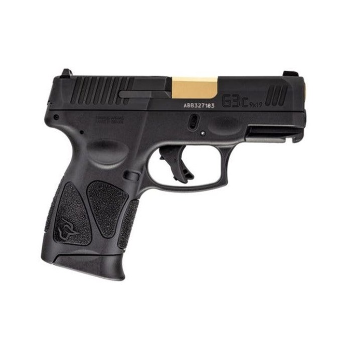 Taurus G3C Pistol 9mm 3.2" Barrel 12-Rounds PVD Gold Barrel