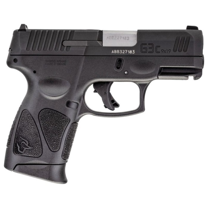 Taurus G3c 9mm Blk 3.2" 10+1 Mass