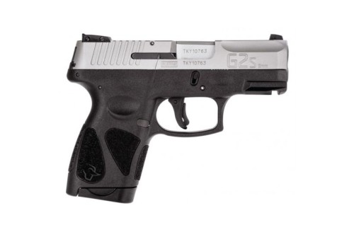 Taurus G2S 9mm Sub-Compact Pistol, Black & Stainless Steel - 1-G2S939