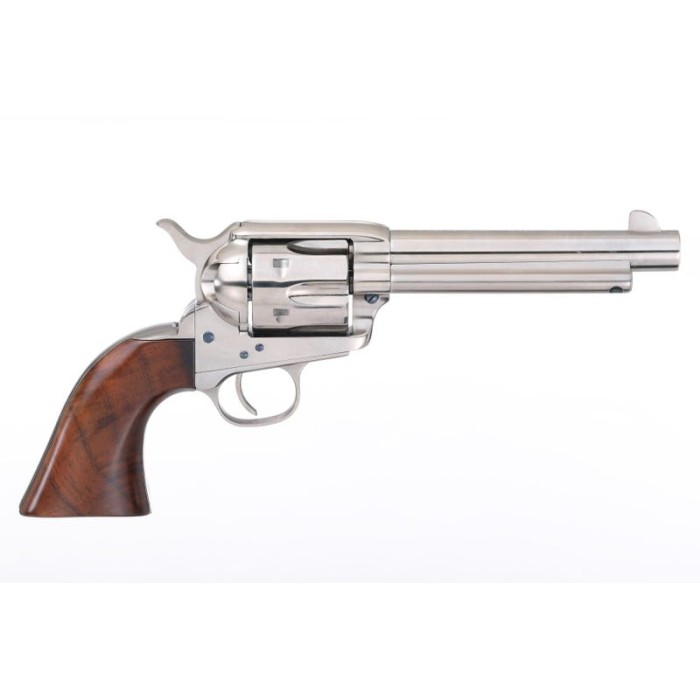 TAYLORS AND COMPANY UBERTI 1873 CATTLEMAN .45 LONG COLT 5.5 "6RD NICKEL WALNUT