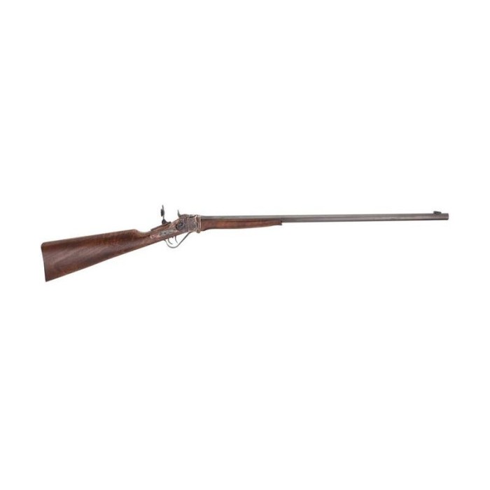 Taylors & Company 220069 Half-Pint Sharps 44-40 Win Caliber With 1Rd Capacity, 26" Blued Barrel, Color Case Hardened Metal Finish & Walnut Stock Right Hand (Full Size) 920190 839665005842