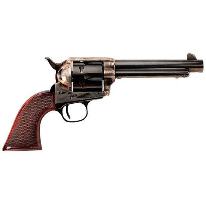 TAYLORS & COMPANY Smoke Wagon .44-40 4.75in 6rd Revolver with Checkered Walnut Grips (550814)